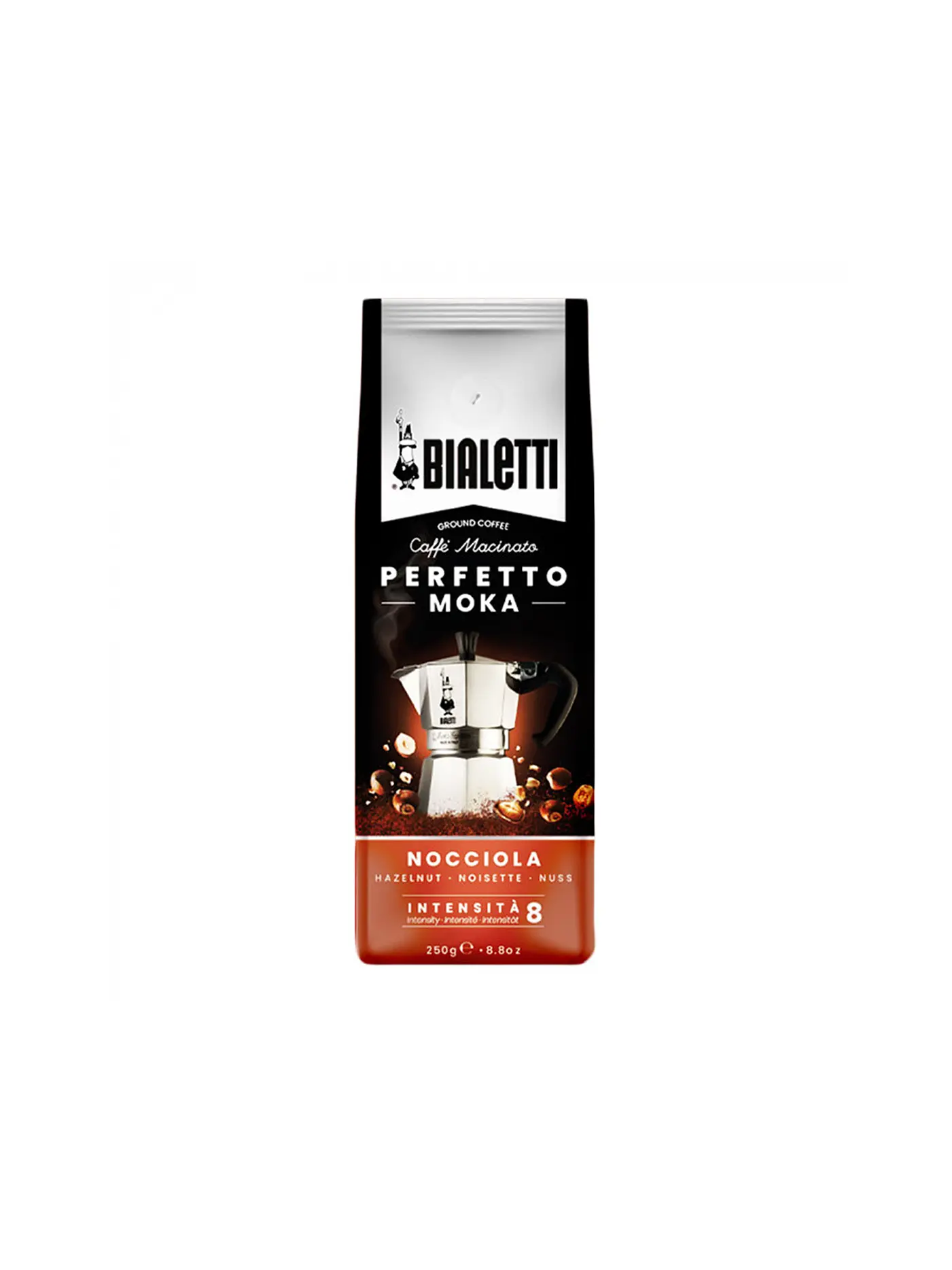 BIALETTI | Gemahlener Kaffee - Perfetto Moka Nocciola 250g | 